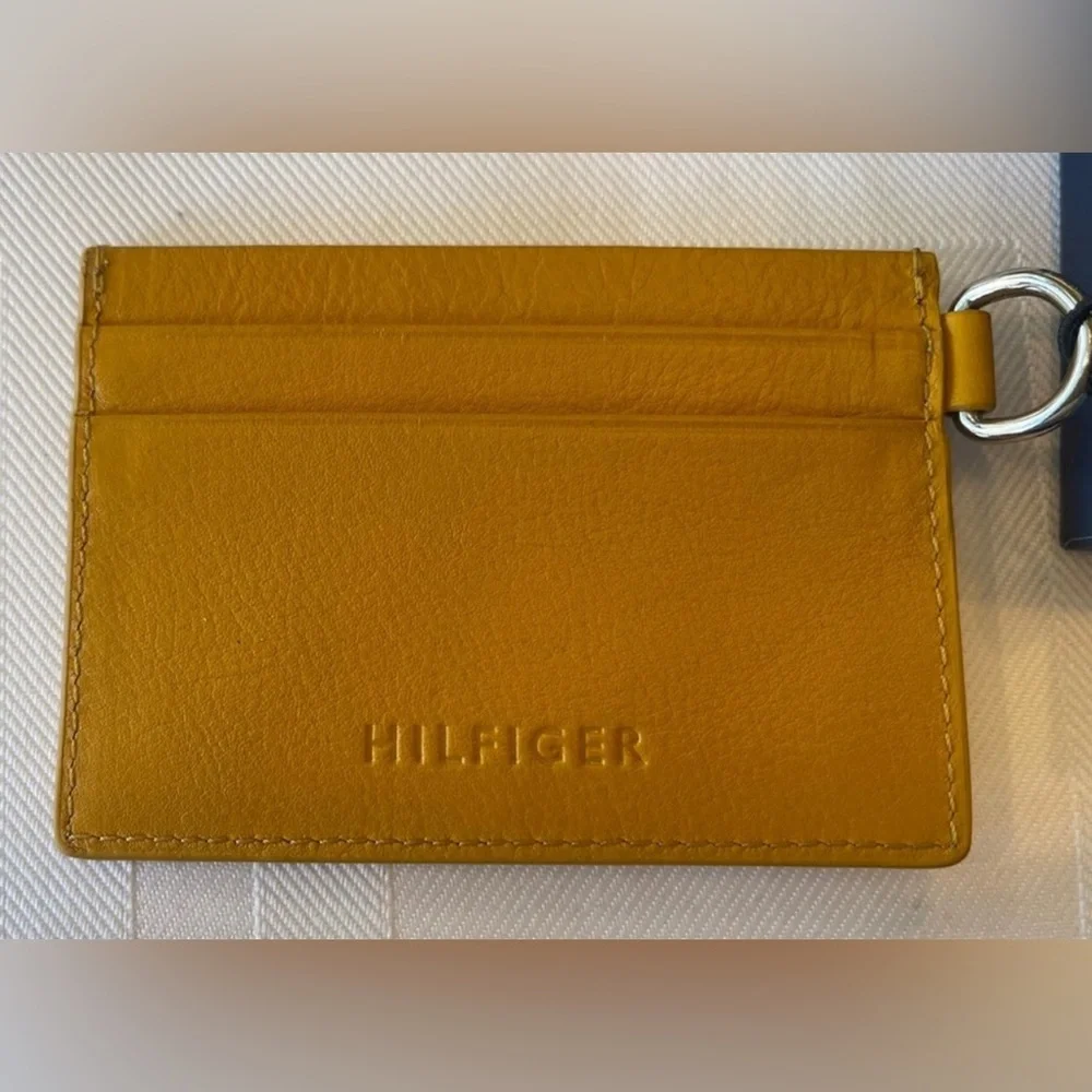 Tommy Hilfiger Anthony Ramos Genuine Leather Wallet, Lanyard, Credit Card Holder